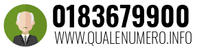 Numero di telefono 0183679900 0183679900