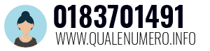 Numero di telefono 0183701491 0183701491