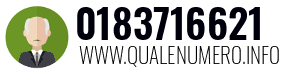 Numero di telefono 0183716621 0183716621