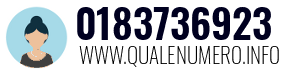 Numero di telefono 0183736923 0183736923