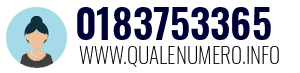 Numero di telefono 0183753365 0183753365