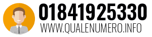 Numero di telefono 01841925330 01841925330