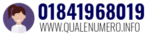 Numero di telefono 01841968019 01841968019