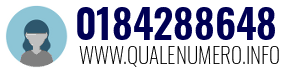 Numero di telefono 0184288648 0184288648