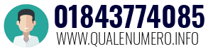 Numero di telefono 01843774085 01843774085
