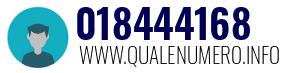 Numero di telefono 018444168 018444168