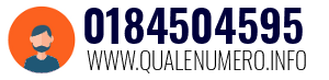 Numero di telefono 0184504595 0184504595