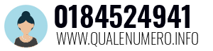 Numero di telefono 0184524941 0184524941