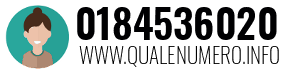 Numero di telefono 0184536020 0184536020