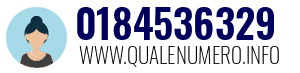 Numero di telefono 0184536329 0184536329