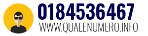 Numero di telefono 0184536467 0184536467