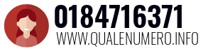 Numero di telefono 0184716371 0184716371