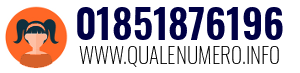 Numero di telefono 01851876196 01851876196
