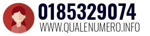 Numero di telefono 0185329074 0185329074