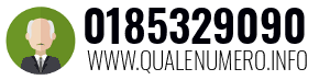Numero di telefono 0185329090 0185329090