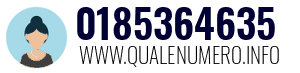 Numero di telefono 0185364635 0185364635