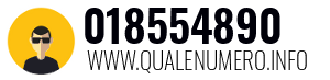 Numero di telefono 018554890 018554890