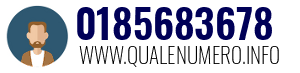 Numero di telefono 0185683678 0185683678