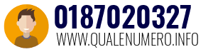 Numero di telefono 0187020327 0187020327