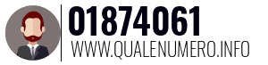 Numero di telefono 01874061 01874061