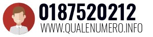 Numero di telefono 0187520212 0187520212