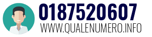 Numero di telefono 0187520607 0187520607