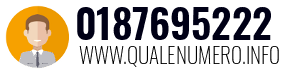 Numero di telefono 0187695222 0187695222