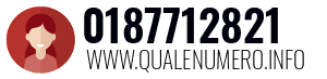 Numero di telefono 0187712821 0187712821