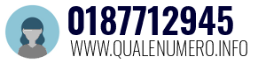 Numero di telefono 0187712945 0187712945