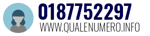 Numero di telefono 0187752297 0187752297