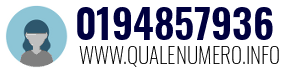 Numero di telefono 0194857936 0194857936