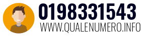 Numero di telefono 0198331543 0198331543