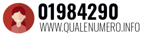 Numero di telefono 01984290 01984290