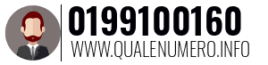 Numero di telefono 0199100160 0199100160