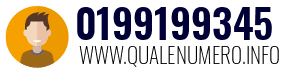 Numero di telefono 0199199345 0199199345