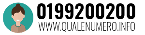 Numero di telefono 0199200200 0199200200