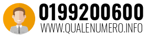 Numero di telefono 0199200600 0199200600