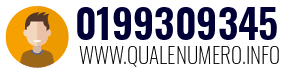Numero di telefono 0199309345 0199309345