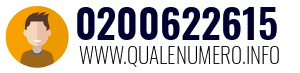 Numero di telefono 0200622615 0200622615