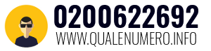 Numero di telefono 0200622692 0200622692