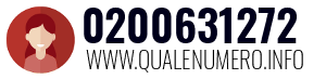 Numero di telefono 0200631272 0200631272