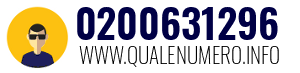 Numero di telefono 0200631296 0200631296