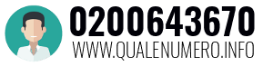 Numero di telefono 0200643670 0200643670