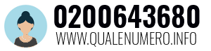 Numero di telefono 0200643680 0200643680