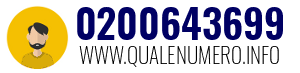 Numero di telefono 0200643699 0200643699
