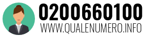 Numero di telefono 0200660100 0200660100