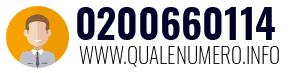 Numero di telefono 0200660114 0200660114