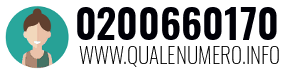 Numero di telefono 0200660170 0200660170