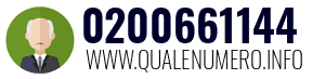 Numero di telefono 0200661144 0200661144