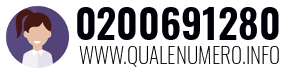 Numero di telefono 0200691280 0200691280